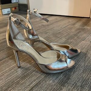 Vince Camuto Silver Heels